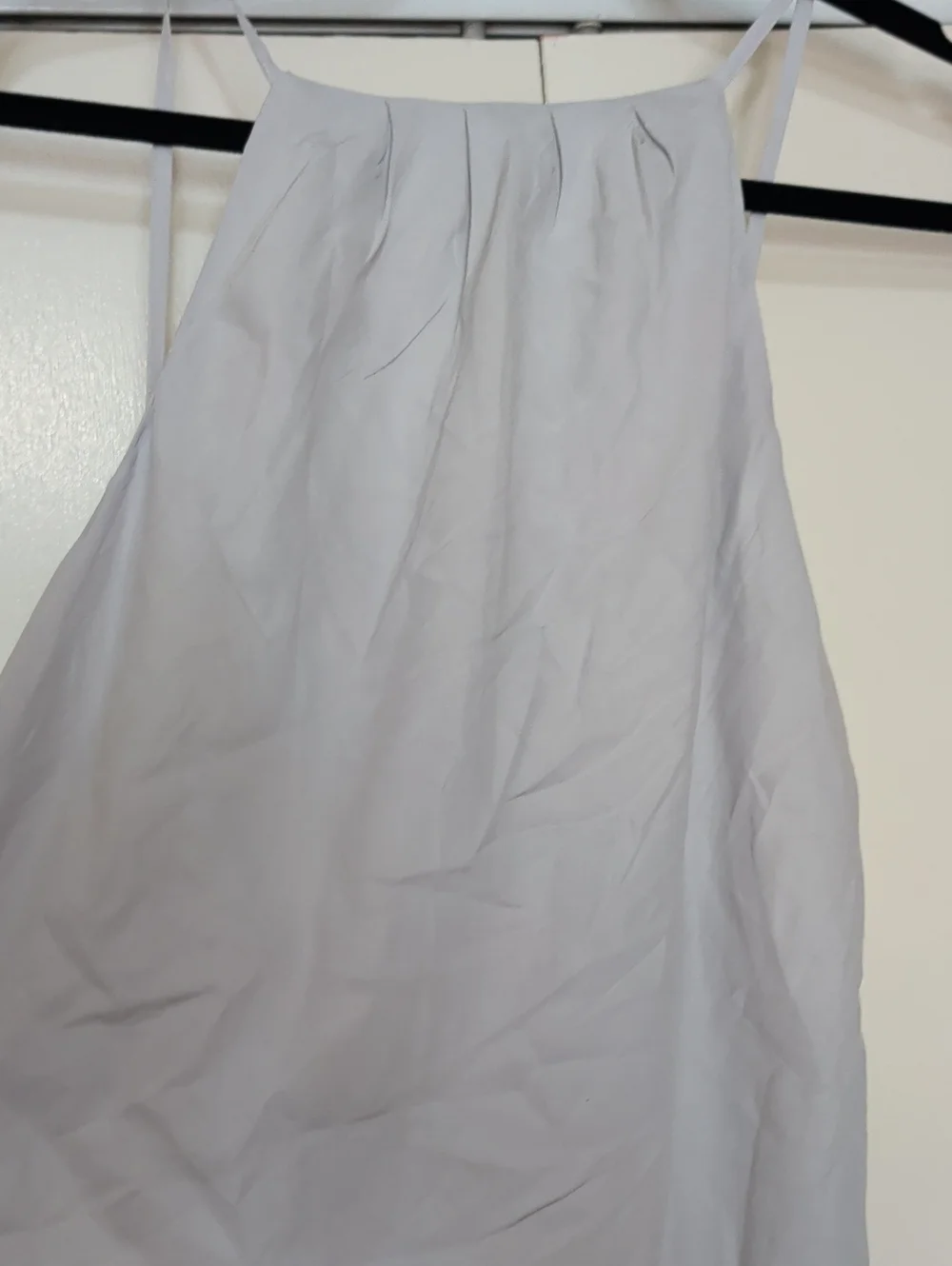 Abercrombie & Fitch Light Gray Halter Maxi Dress
